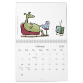 koele dieren 2012 (aanpasbaar) kalender (Feb 2027)