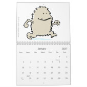 koele dieren 2012 (aanpasbaar) kalender (Jan 2027)