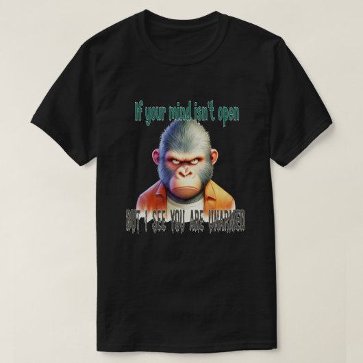Koele dieren, gorilla t-shirt (Design voorkant)