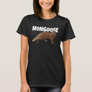 Koele dierlijke T - shirts Mongoose