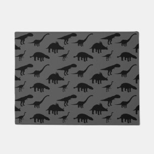 Koele Dino Dinosaurs Silhouettes Deurmat