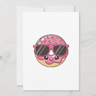 Koele Donut met Zonnebril Kaart