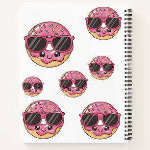 Koele Donut met Zonnebril Notitieboek
