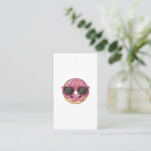 Koele Donut met Zonnebril Visitekaartje (Staand voorkant)