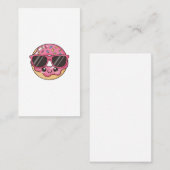 Koele Donut met Zonnebril Visitekaartje (Voorkant / Achterkant)