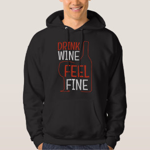 Koele Drink Wijn Maken Fijne Wijn Hoodie