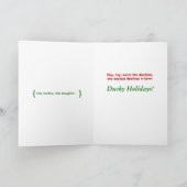 Koele Duckies Feestdagen Kaart (Binnen)