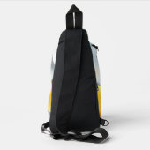 Koele eenvoudige slingbag met jouw tekst toevoegen sling bag (Achterkant)