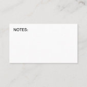 Koele Eenvoudige Uber Bestuurder Visitekaartjes (Achterkant)