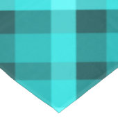 Koele Elegante Turquoise Plaid Kleine Tafelkleed (Gekanteld)