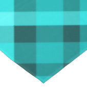 Koele Elegante Turquoise Plaid Medium Tafelkleed (Gekanteld)
