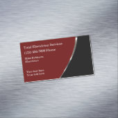 Koele Elektricien Modern Magnetisch Visitekaartje (Voorbeeld)