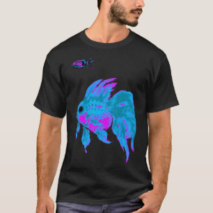 koele elektrische goudvis & insect t-shirt