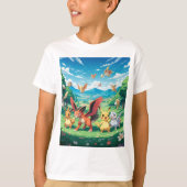 Koele en comfortabele Kinderen T-shirts (Voorkant)