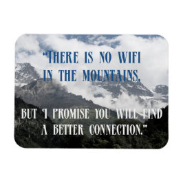 Koele en Inspirerend Mountain Quotes Magneet