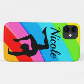 KOELE EN KLEURRIJKE GEPERSONALISEERD GYMNASTIEK Case-Mate iPhone CASE (Achterkant (horizontaal))