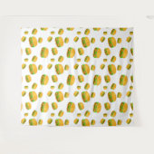 Koele en leuke lekkere hamburger patroon witte muu wandkleed (Voorkant (horizontaal))