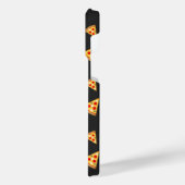 Koele en leuke pizza plakjes patroon op maat Monog iPhone Hoesje (Linkerkant)