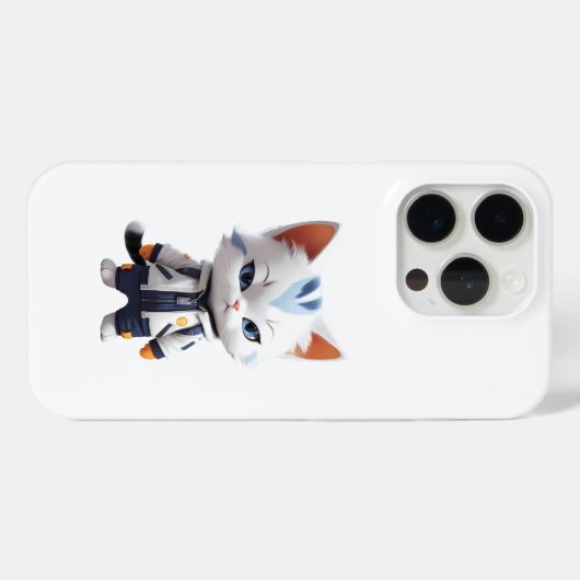 Koele en Schattige kattenillustratie Case-Mate iPhone Case (Achterkant (horizontaal))