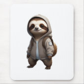 Koele en Schattige luiaard illustratie Muismat (Voorkant)