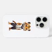 Koele en Schattige tijgerillustratie Case-Mate iPhone Case (Achterkant (horizontaal))