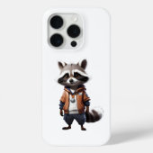 Koele en Schattige wasbeer illustratie Case-Mate iPhone Case (Achterkant)