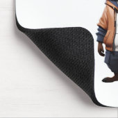 Koele en Schattige wasbeer illustratie Muismat (Hoek)