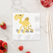 Koele en Schattigee Cartoon Camel Papier servetten (Insitu)