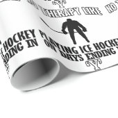 koele en trendmatige IJshockeyDESIGN Cadeaupapier (Rol Hoek)