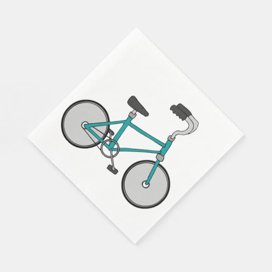 Koele Fiets Papieren servetten (Hoek)