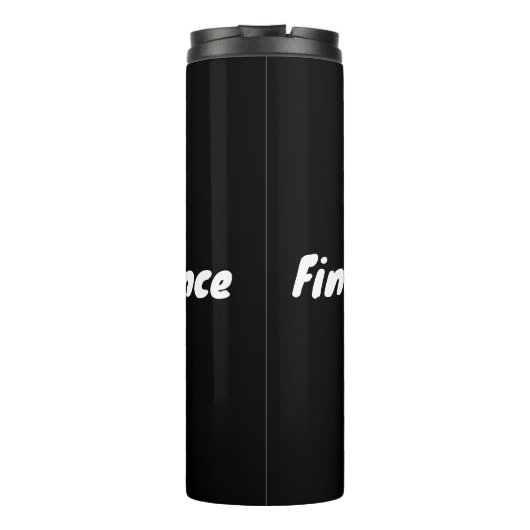 Koele financiële afdeling thermosbeker (Achterkant)