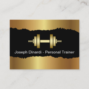 Koele fitness trainer visitekaartjes