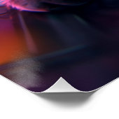 Koele Gamer Kat Rookt Grappig Perfect Poster (Hoek)