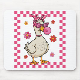 Koele Gans met Bubblegum Muismat