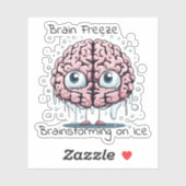 Koele Gedachten: Brain Freeze Sticker (Vel)