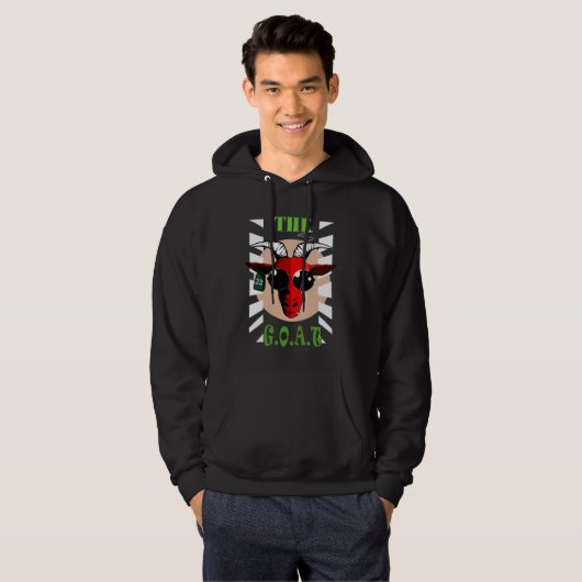 koele geit hoodie (Voorkant volledig)
