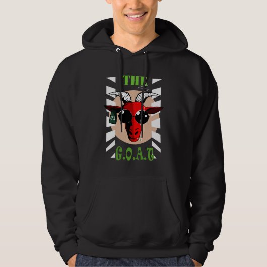 koele geit hoodie (Voorkant)
