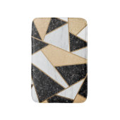 Koele geometrische marmer badmat (Voorkant Verticaal)