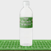 Koele gepersonaliseerde Footballs waterflesetikett Waterfles Etiket