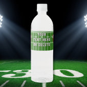Koele gepersonaliseerde Footballs waterflesetikett Waterfles Etiket