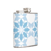 Koele, girale, moderne, trendmatige, unieke bloem  heupfles (Rechts)