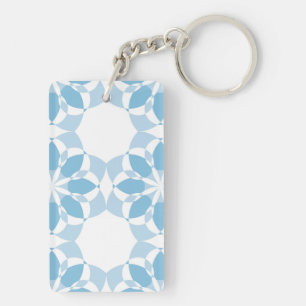Koele, girale, moderne, trendmatige, unieke bloem sleutelhanger