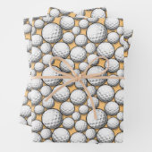 koele Golf bal sport liefhebbers betegeld Inpakpapier Vel (In situ)