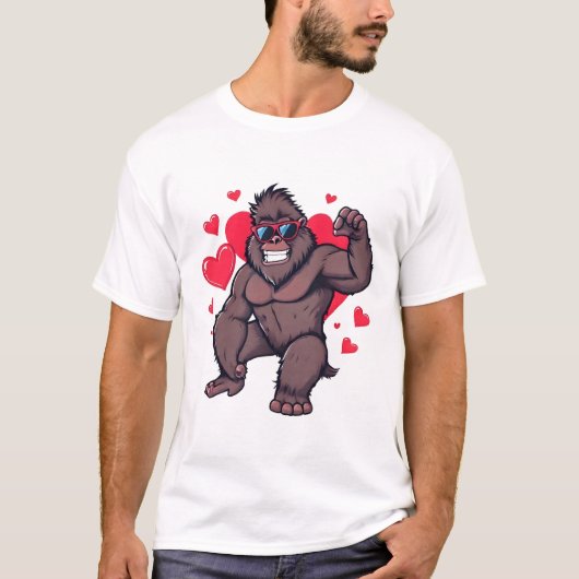 Koele Gorilla Valentijn T-shirt (Voorkant)