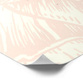 Koele gotische schedel en rode roos aangepaste pos poster (Hoek)