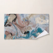 Koele gouden marmer textuur bad handdoek (Handdoek)