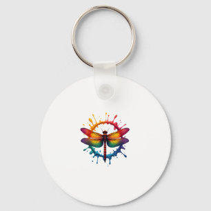 Koele grafische tie-dye zonnebril Libelle Illustra Sleutelhanger