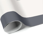 Koele grijze en witte potloodstrepen cadeaupapier (Rol Hoek)