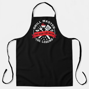 Koele grillmaster man mythe legende  schort