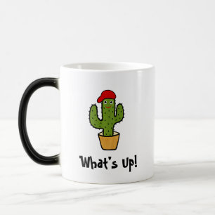 Koele groene cactus magische mok